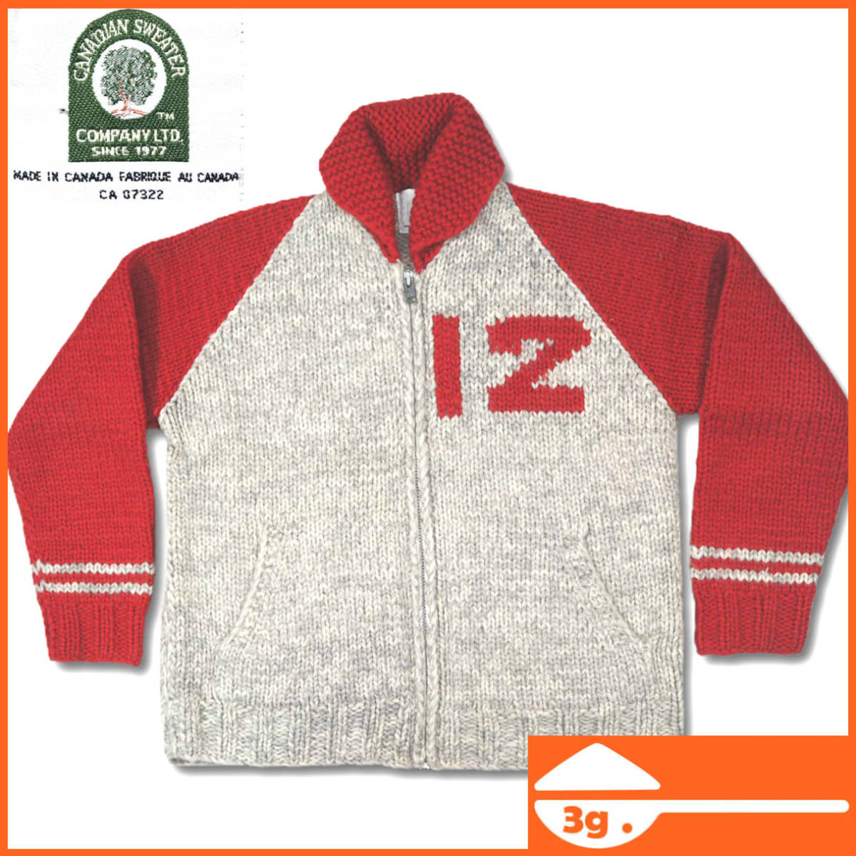 驚きの価格 ベージュ カナディアン カウチンセーター SWEATER★メンズL CANADIAN 即決★カナダ製 レッド 3g. TJ245 カーディガン ウールジャケット 赤 Lサイズ 驚きの価格 ベージュ カナディアン カウチンセーター SWEATER★メンズL CANADIAN 即決★カナダ製 レッド 3g. TJ245 カーディガン ウールジャケット 赤 Lサイズ