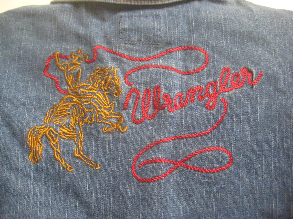  one point thing!! Wrangler Wrangler KIDS for children Denim coveralls rare size 90