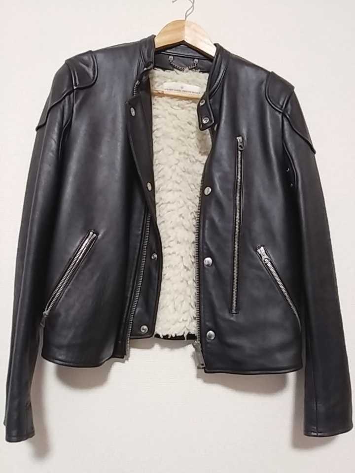 羊革 ハイド GOLDEN GOOSE ライダースジャケットメンズ革ジャン