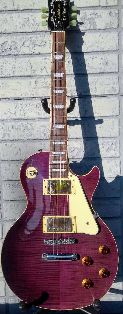 GrassRoots G-LP-60S グラスルーツ レスポール パープル レア GrassRoots G-LP-60S グラスルーツ レスポール パープル レア