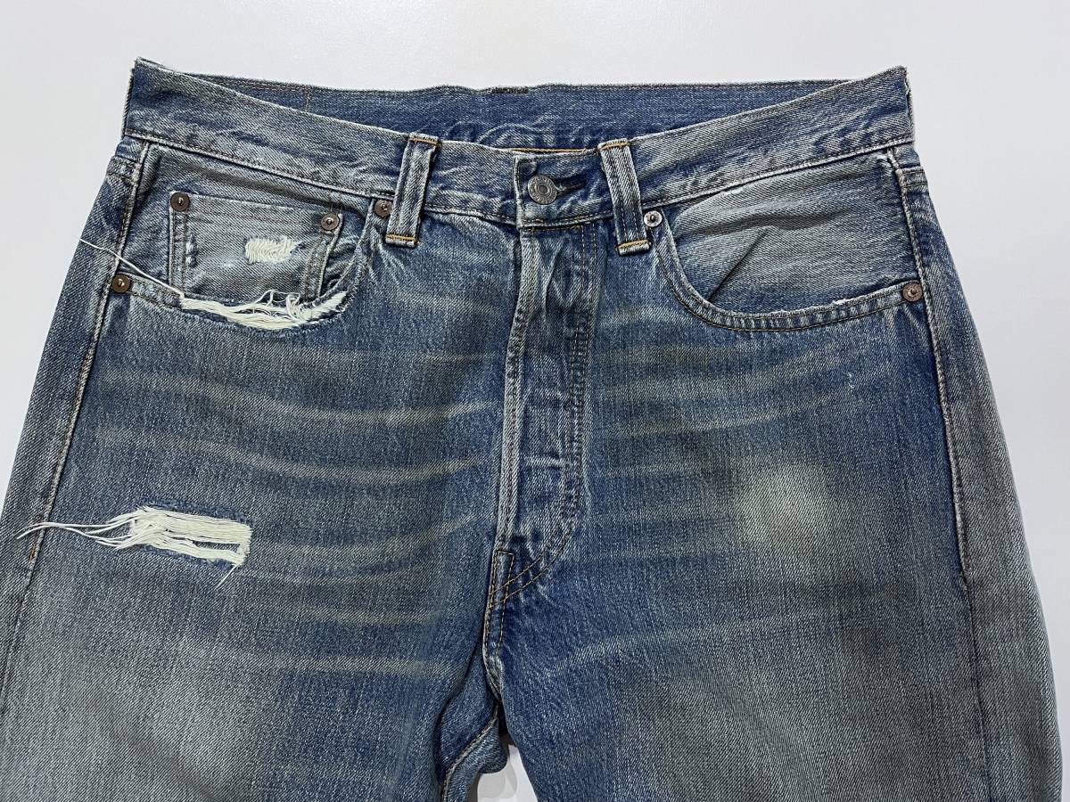 送料込み LEVI'S VINTAGE CLOTHING ダメージ加工 1947年 501XX 送料込み LEVI'S VINTAGE CLOTHING ダメージ加工 1947年 501XX