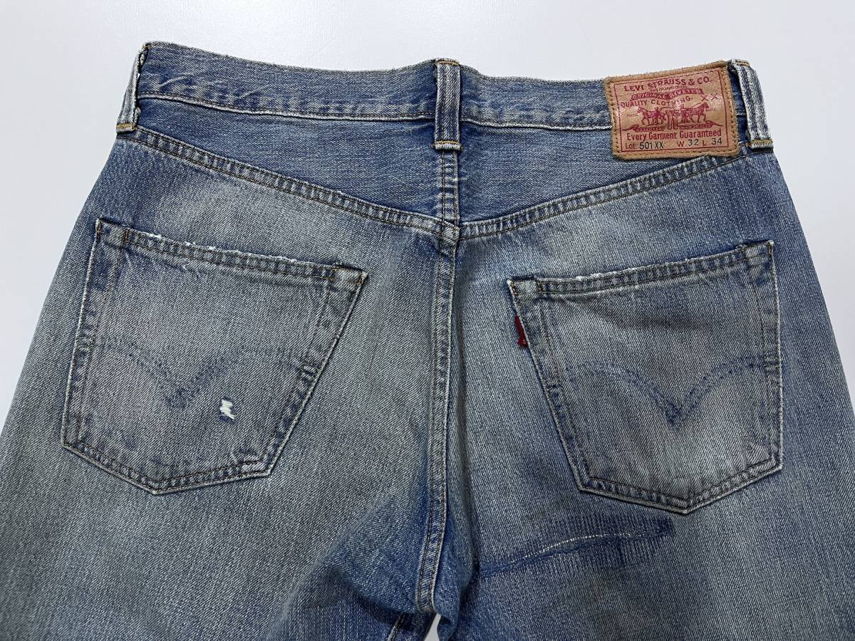 送料込み LEVI'S VINTAGE CLOTHING ダメージ加工 1947年 501XX 送料込み LEVI'S VINTAGE CLOTHING ダメージ加工 1947年 501XX