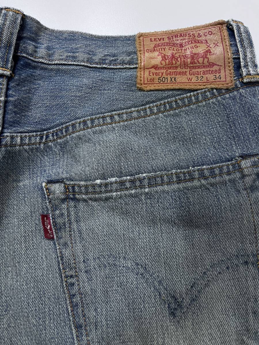 送料込み LEVI'S VINTAGE CLOTHING ダメージ加工 1947年 501XX 送料込み LEVI'S VINTAGE CLOTHING ダメージ加工 1947年 501XX
