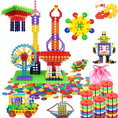 Tebrcon 約700ピース おもちゃ ブロック 子供 積み木 知育玩具 セット 男の子 女の子 はめ込み 立体_画像1