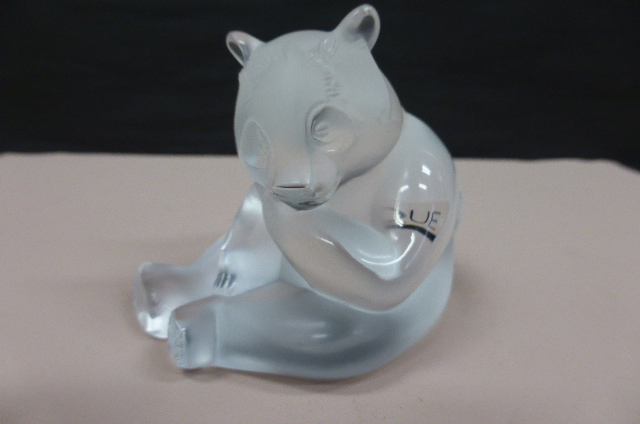 フラワーオブライフ René Lalique ルネ・ラリック フィギュリン パンダ