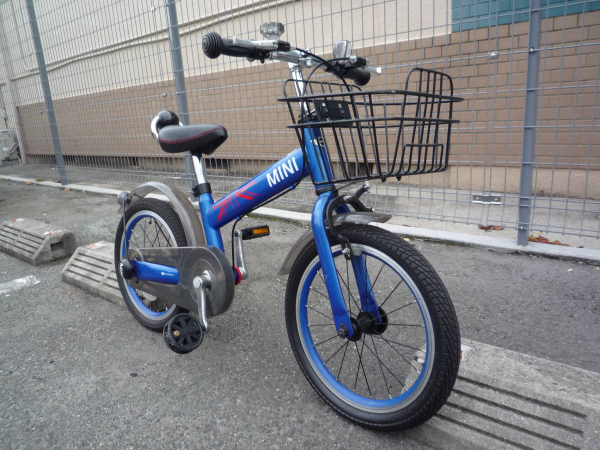 大阪引取可 ミニクーパー 子供用自転車 16インチ Mini Kids Bike ミニ キッズ バイク Bmw ユニオンジャック イギリス Rover レンジローバー 16インチ 売買されたオークション情報 Yahooの商品情報をアーカイブ公開 オークファン Aucfan Com