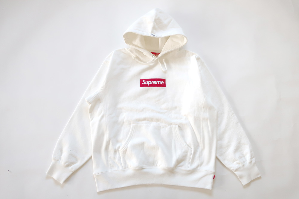 (XL)Supreme Box Logo Hooded SweatshirtシュプリームボックスロゴスウェットパーカWhite白_画像1