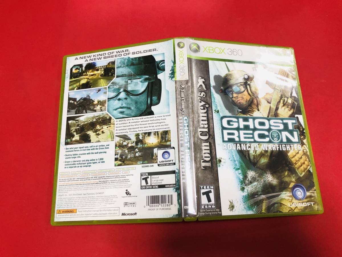 ゴーストリコン アドバンスウォーファイター Tom Clancy's Ghost Recon Advanced 海外版 お得品！！大量出品中！！_画像1