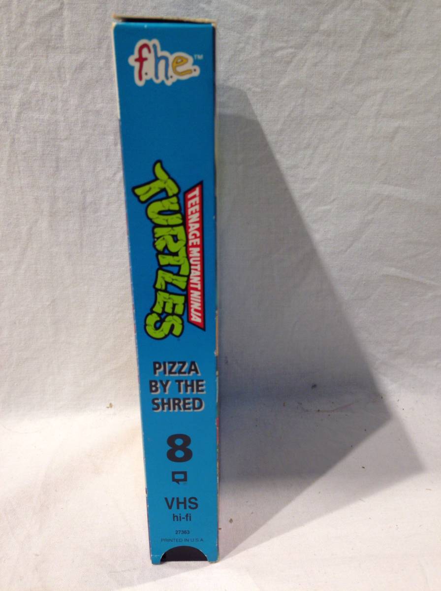 ★4619★送料込み★VHS TEENAGE MUTANT NINJA TURTLES PIZZA BY THE SHRED USA版 ビデオテープの画像3
