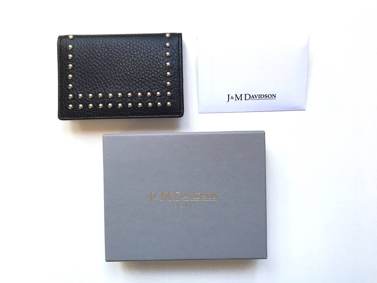 新品 J&M DAVIDSON カード入れ スタッズ付き カードケース 名刺入れ 黒 ブラック J&Mデヴィッドソン JMデヴィッドソン 保証なし 国内正規品_画像6