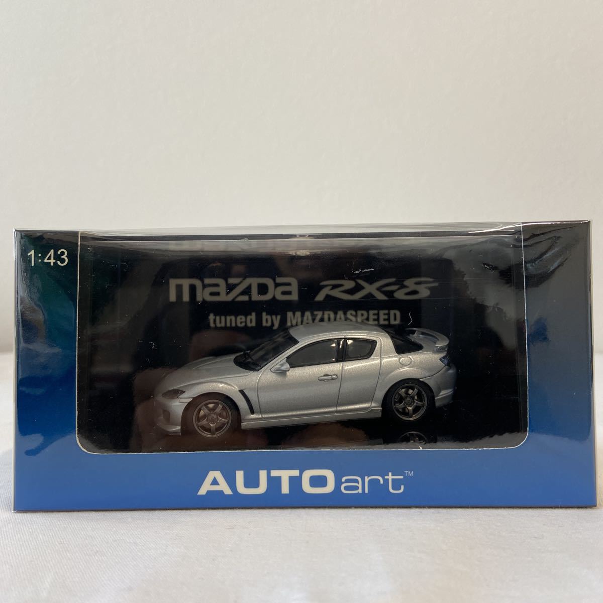 AUTOart 1/43 MAZDA RX-8 tuned by MAZDASPEED silver オート AUTOart 1/43 MAZDA RX-8 tuned by MAZDASPEED silver オート