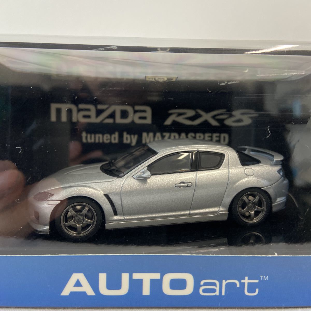 AUTOart 1/43 MAZDA RX-8 tuned by MAZDASPEED silver オート AUTOart 1/43 MAZDA RX-8 tuned by MAZDASPEED silver オート