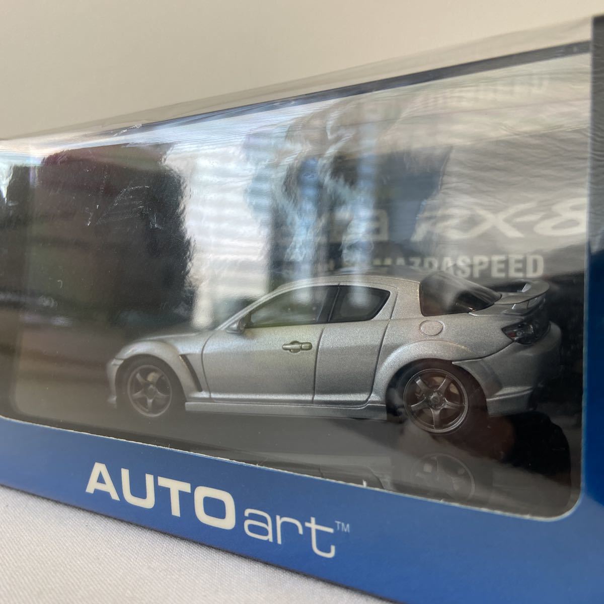AUTOart 1/43 MAZDA RX-8 tuned by MAZDASPEED silver オート AUTOart 1/43 MAZDA RX-8 tuned by MAZDASPEED silver オート