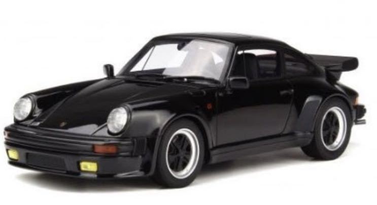  Kyosho GT SPIRIT 1/18 PORSCHE 911 TURBO S Black Porsche турбо S черный 930 type Spirit воздушное охлаждение старый название машины машина распроданный миникар модель машина 