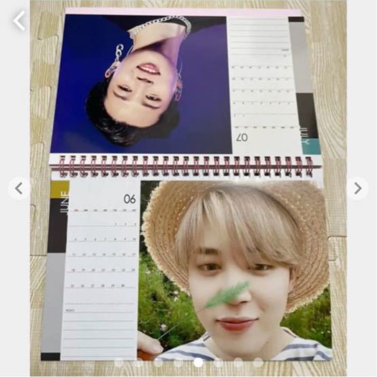 BTS Jimin カレンダー  ステッカー＆ポストカード特典付き＆ガムセット　防弾少年団　バンタン パク・ジミン