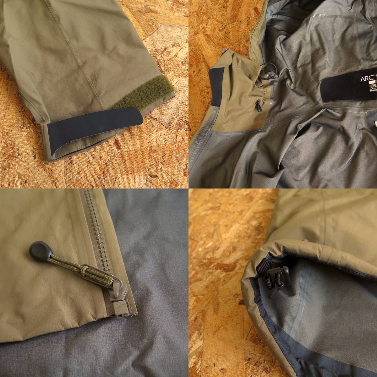 本物 ARC'TERYX LEAF ALPHA LT JACKET GEN1 Sサイズ 本物 ARC'TERYX LEAF ALPHA LT JACKET GEN1 Sサイズ