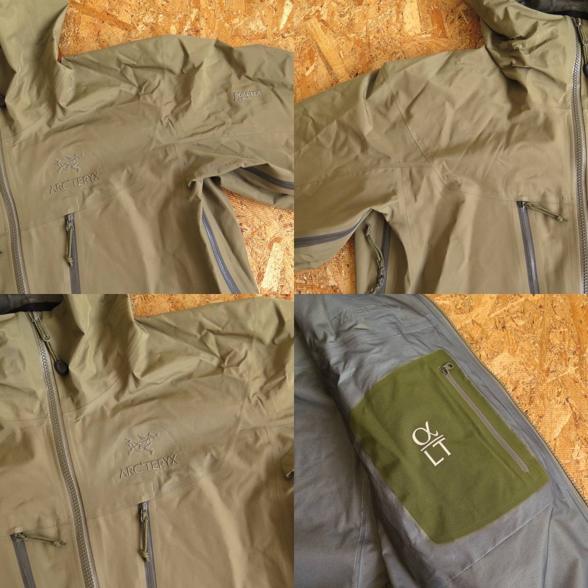 本物 ARC'TERYX LEAF ALPHA LT JACKET GEN1 Sサイズ 本物 ARC'TERYX LEAF ALPHA LT JACKET GEN1 Sサイズ
