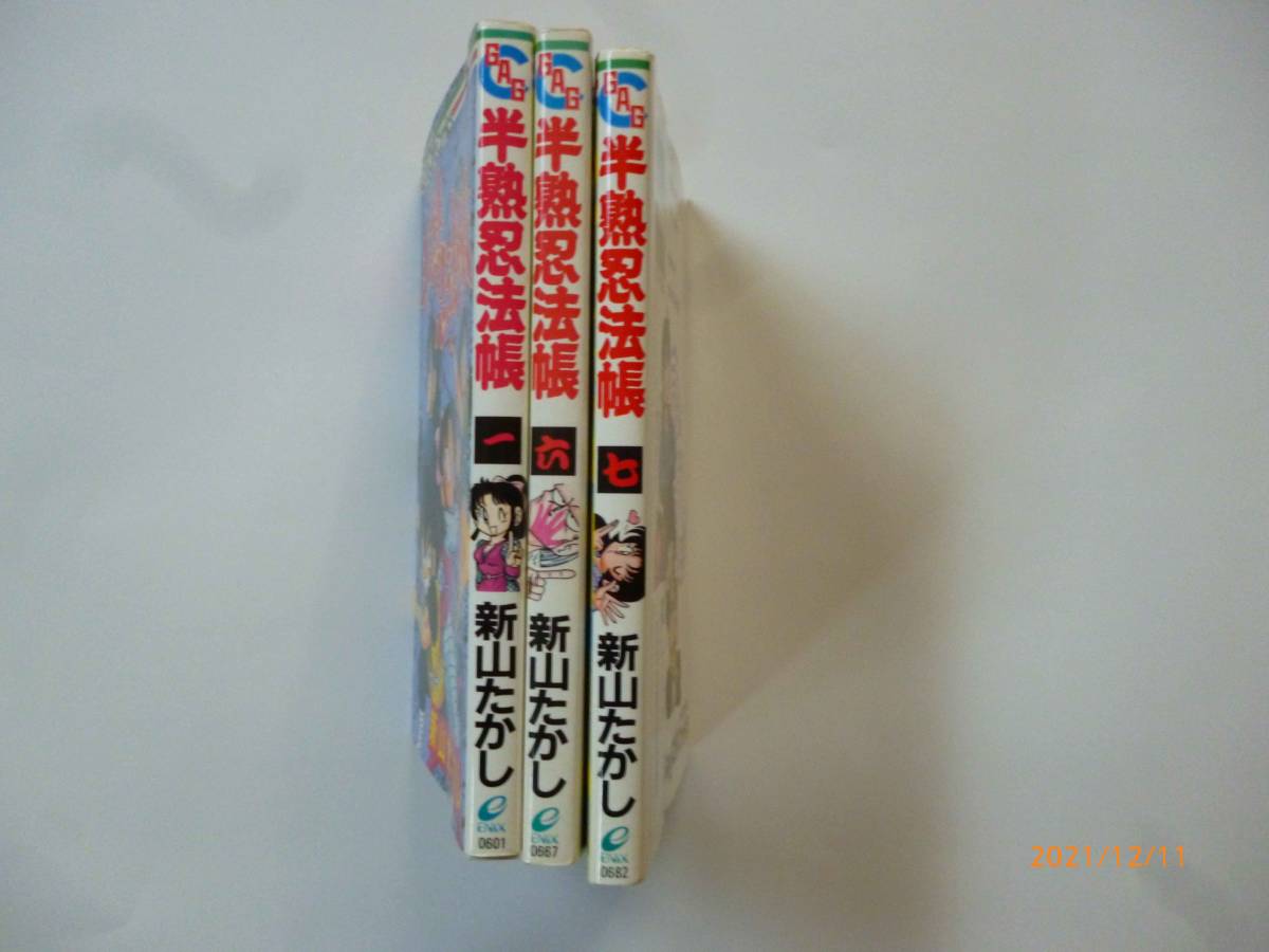 ☆半熟忍法帳☆1、6、7巻☆新山 たかし・著☆_画像2