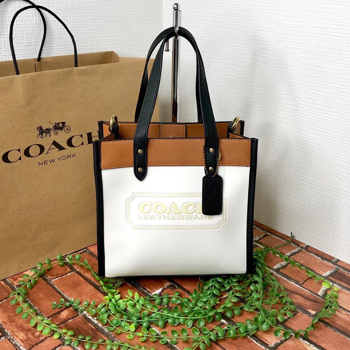 ≪新品≫COACH ハンドバッグ ショルダー ロゴクリーム(小) spencer-law.com