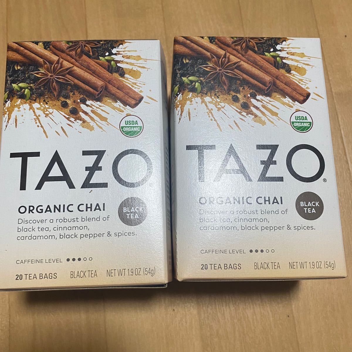 TAZO tea オーガニックチャイティー2箱40包　Chai 紅茶　ティーパック