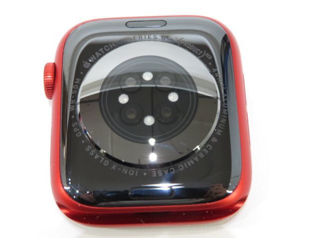 115●Apple Watch Series 6 GPS 44mm M02H3J/A (PRODUCT)REDアルミニウムケース レッドスポーツループ バッテリー最大容量:97% ※ 3