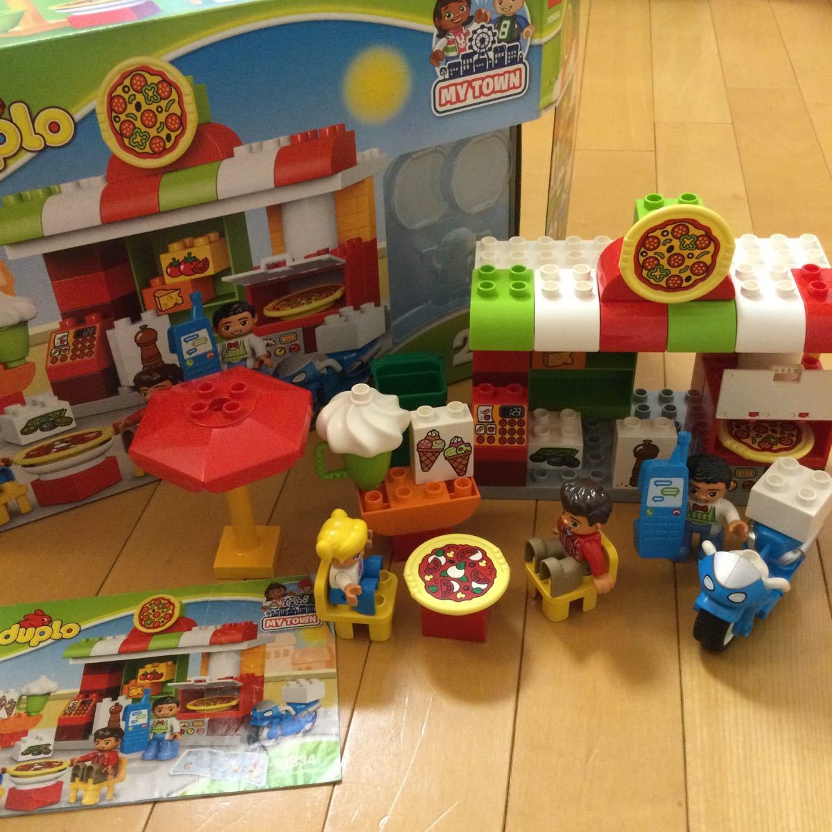 [used] Lego Duplo 10834.. pizza restaurant LEGO pizza shop 