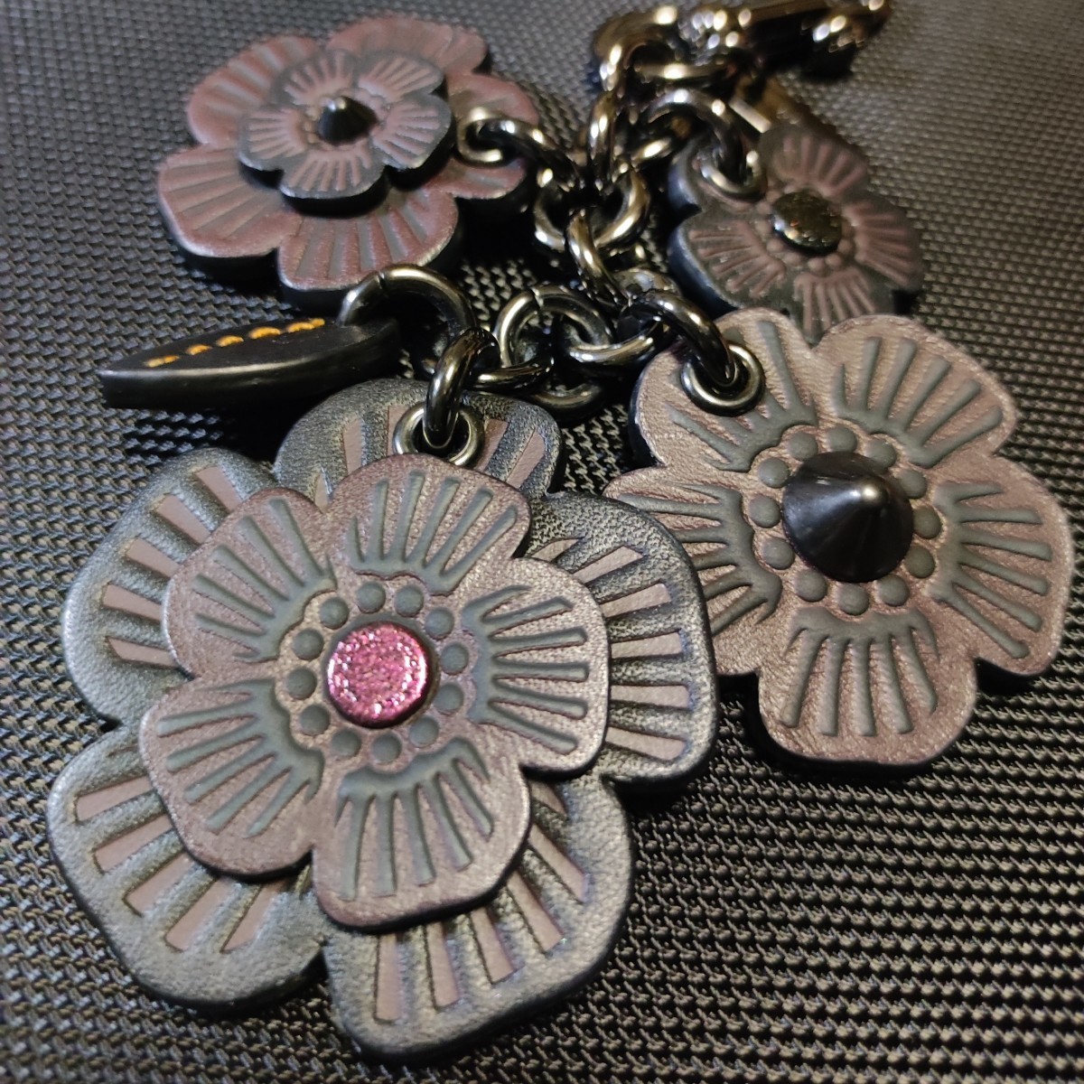 コーチ COACH ティーローズ バッグチャーム キーホルダー フラワー 花