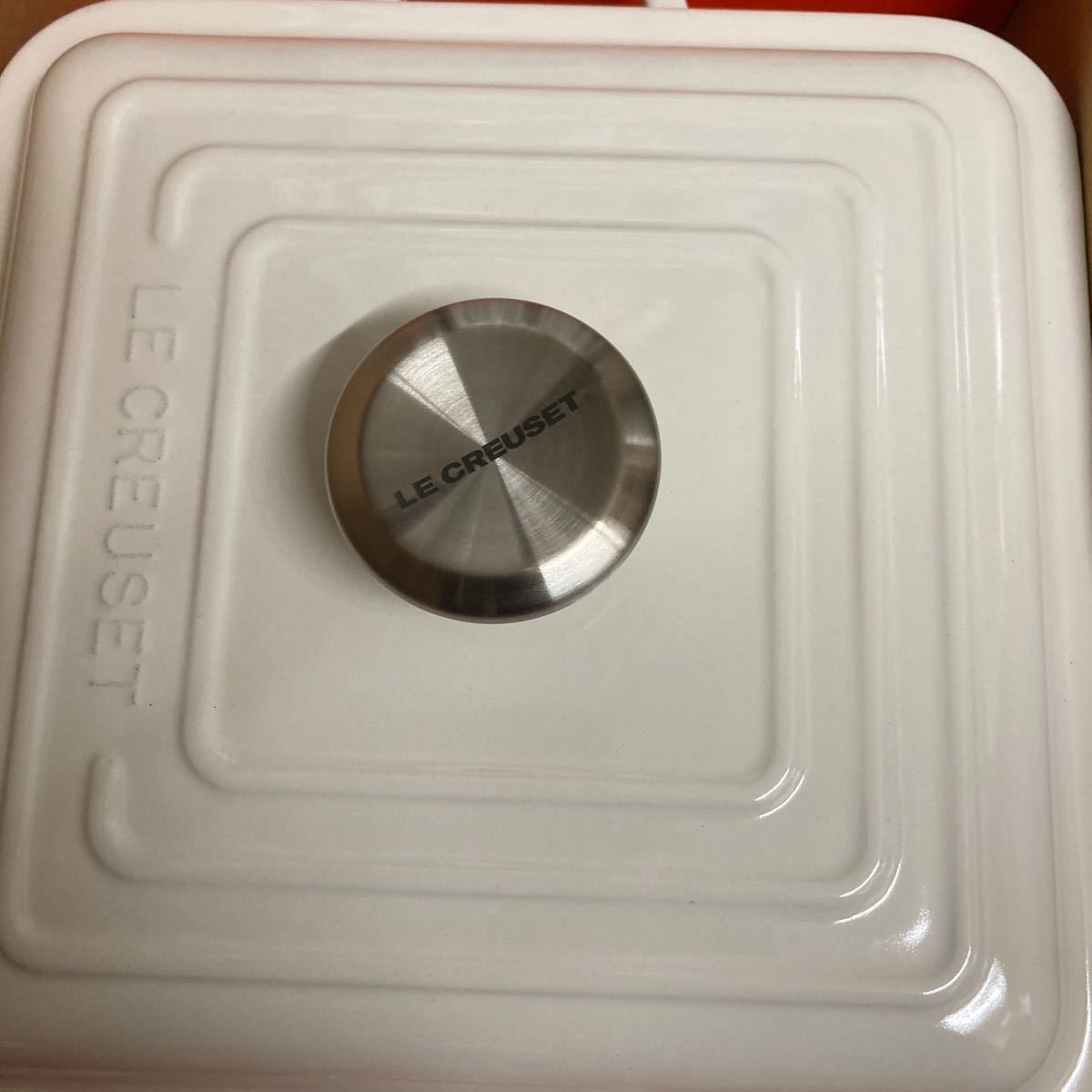 ル・クルーゼ LE CREUSET ココット スクエア ホワイト