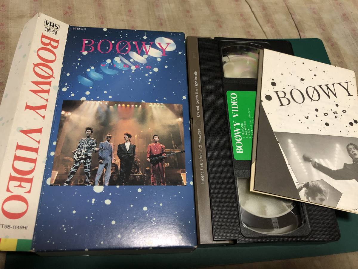 ★即決落札★BOOWY「BOOWY VIDEO」/氷室京介/布袋寅泰/スピニッヂパワー/新品購入ワンオーナー品/歌詞カード封入/全11曲/定価\9476_画像1