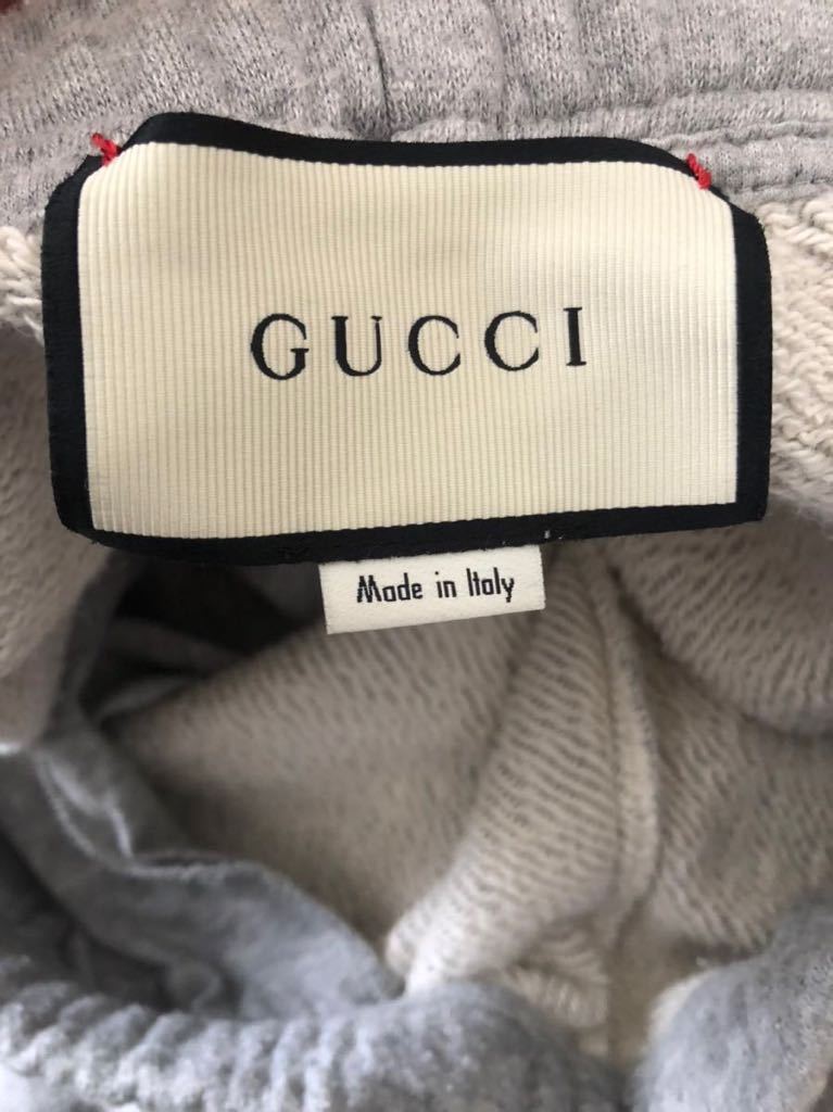正規品 GUCCI サイドラインスウェットパンツ タイガーワッペン XS グッチ
