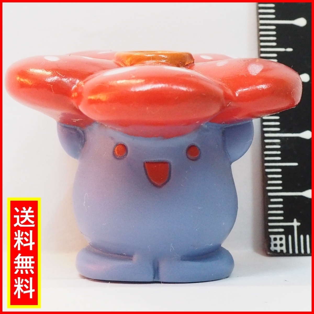 ポケモン キッズ【ラフレシア】ソフビ指人形フィギュア◆ポケットモンスター初期2バンダイBANDAI【中古・本体のみ】送料込_画像1