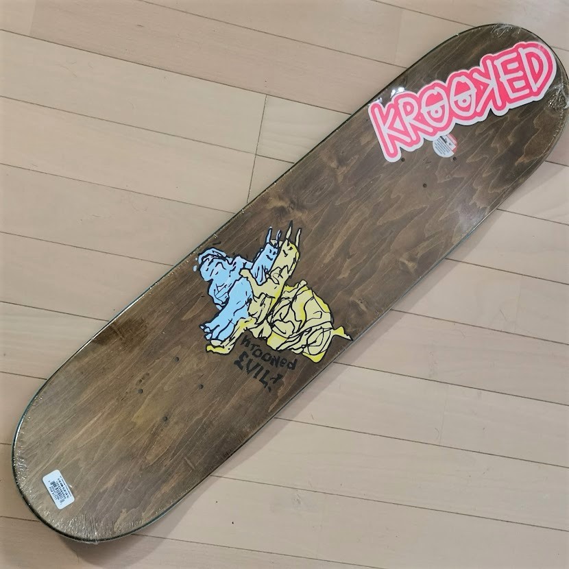 最新最全の KROOKED クルックド クルキッド スケボーデッキ スケートボード 高性能 DELUXE社製 弾き抜群 8.06inc - デッキ -  gillandco.jp