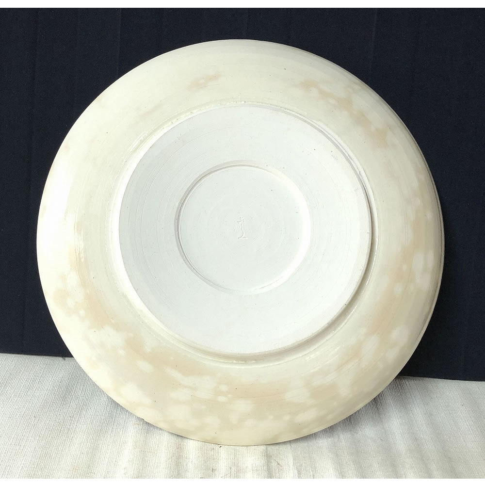 六世清水六兵衛 鶏之図飾り皿 アンティーク/コレクション 工芸品 www