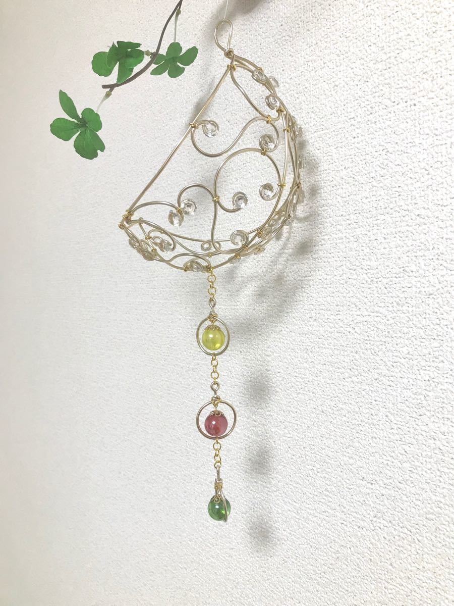優月-yuzuki- ガーランド　吊るし飾り　ワイヤークラフト