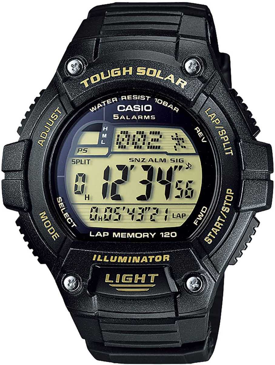 CASIO 腕時計 タフソーラー デジタル時計 カシオ ブラック 黒 メンズ 男性