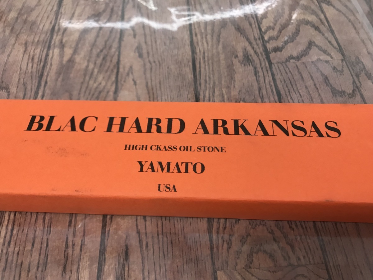 1090円 激安な オイルストーン 未使用品 アルカンサス 砥石 ブラックハード BLAC HARD ARKANSAS YAMATO