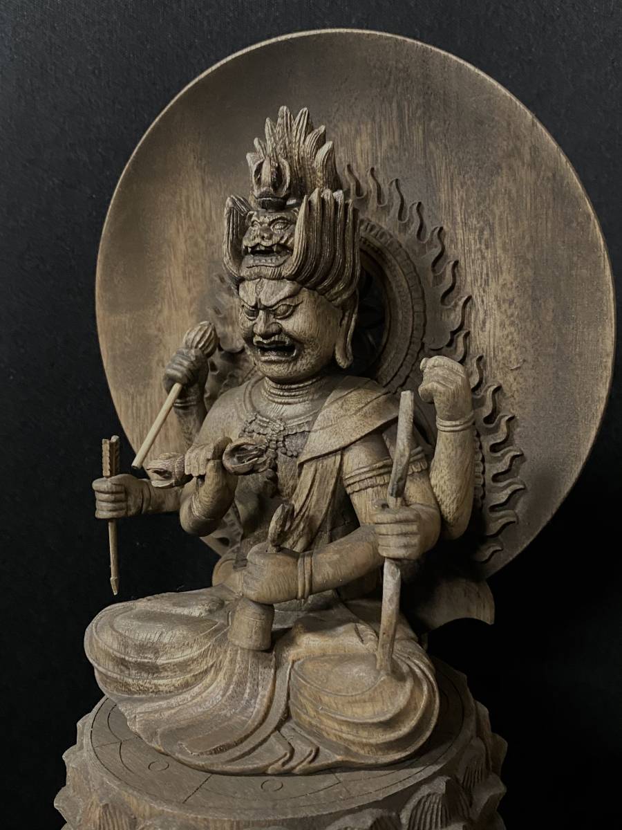 スーパーセール期間限定 井波彫刻 仏教工芸品 香樟材 時代彫刻 古美術