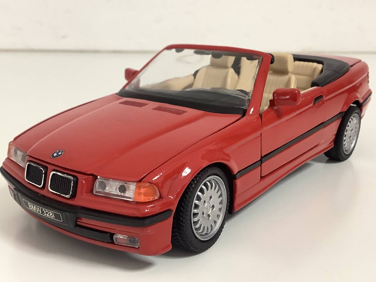 BMW E36型 328iカブリオレ 全長18cm ミニカー-