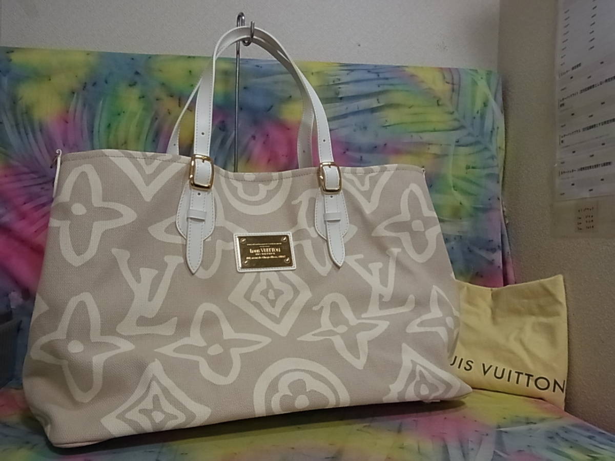 店舗の在庫 ★ルイヴィトン LOUIS VUITTON タイシエンヌGM トートバッグ M95675 キャンバス サーブル 2way 美品 店舗の在庫 ★ルイヴィトン LOUIS VUITTON タイシエンヌGM トートバッグ M95675 キャンバス サーブル 2way 美品