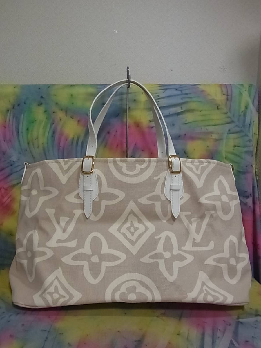 店舗の在庫 ★ルイヴィトン LOUIS VUITTON タイシエンヌGM トートバッグ M95675 キャンバス サーブル 2way 美品 店舗の在庫 ★ルイヴィトン LOUIS VUITTON タイシエンヌGM トートバッグ M95675 キャンバス サーブル 2way 美品