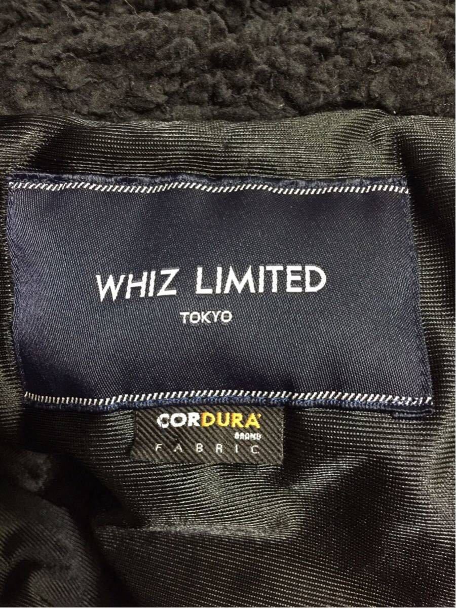 匿名配送 送料無料 クリーニング済み WHIZ LIMITED アウター 中綿ジャケット CORDURA Thinsulate コーデュラ シンサレート ブラック _画像3