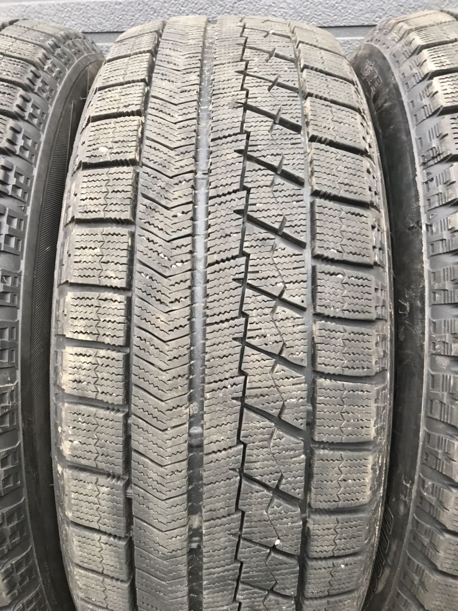 T-13 中古 225/60R17 BRIDGESTONE VRX ブリヂストン ブイアールエックス バリ山 冬タイヤ スタッドレスタイヤ 4本セット 2018年製_画像5