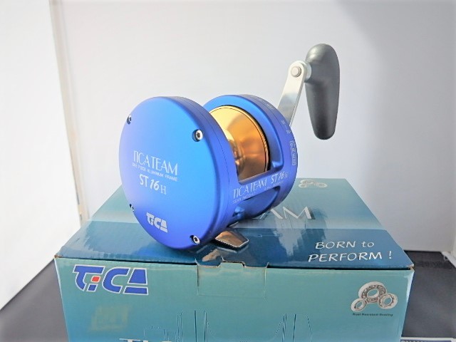 相模湾!キハダ!ハイギア!久々入荷!TICA TEAM両軸リール ST16H新品