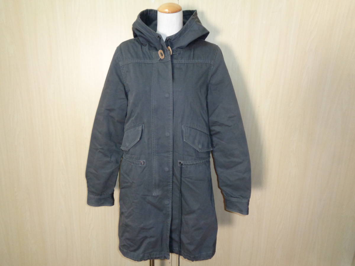 b1121*SLOBE IENA Mod's Coat * slow b Iena military coat dark gray color removable type boa liner attaching ( stock )ru dome 3L