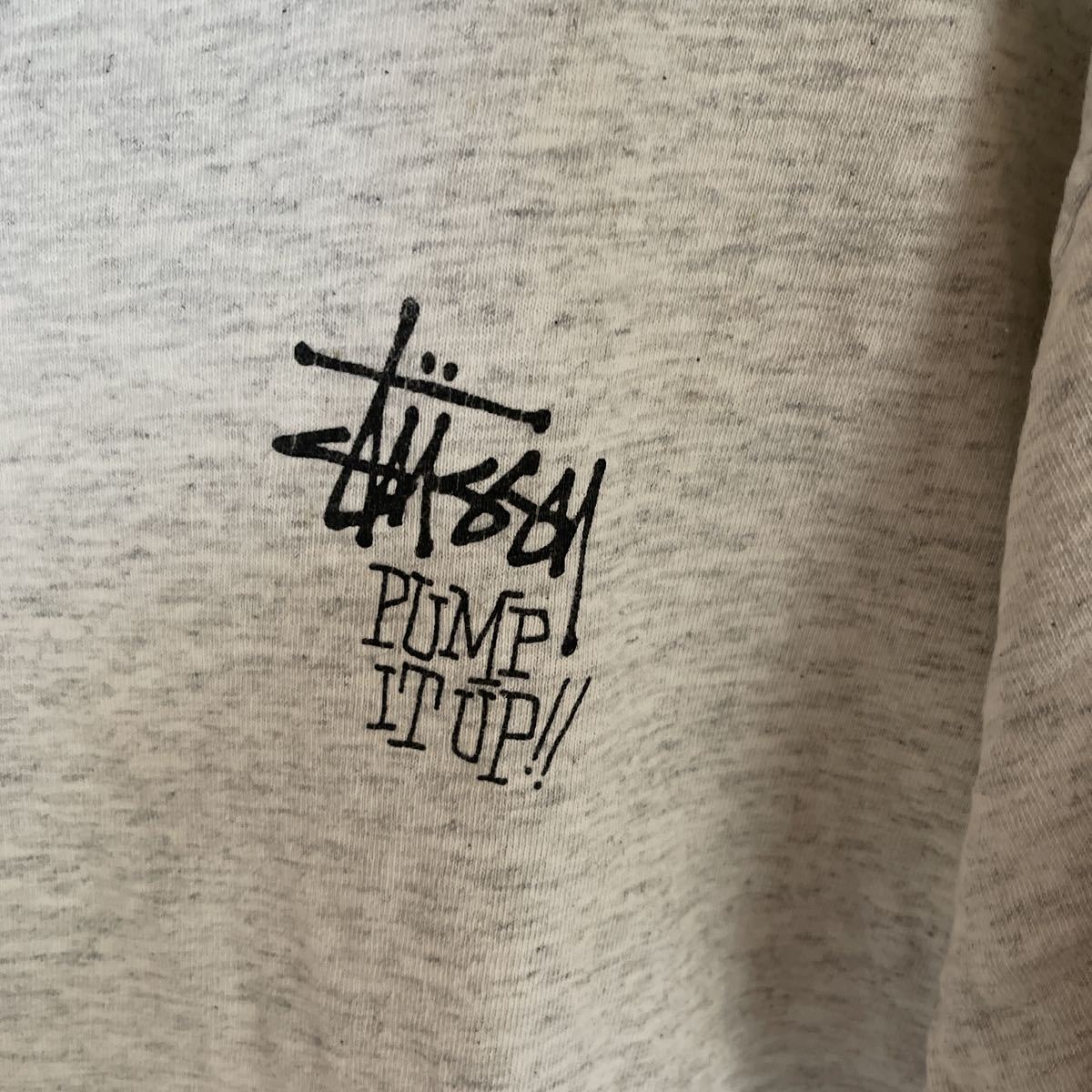 STUSSY OLD stusnics pump it up 90s中期 白タグ Tシャツ L STUSSY OLD stusnics pump it up 90s中期 白タグ Tシャツ L