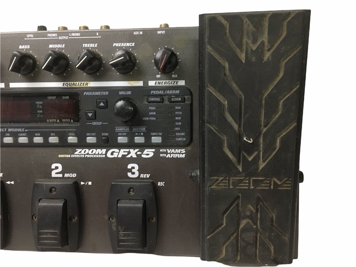 ZOOM ズーム GFX-5 Guitar Effects マルチエフェクター ブラック