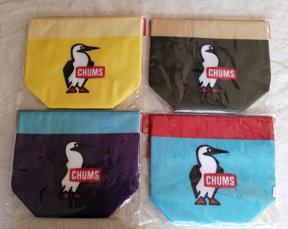 【新品未使用】CHUMS　チャムス　オリジナルクーラーバッグ　保冷バッグ　アサヒ　ノベルティ　4種類