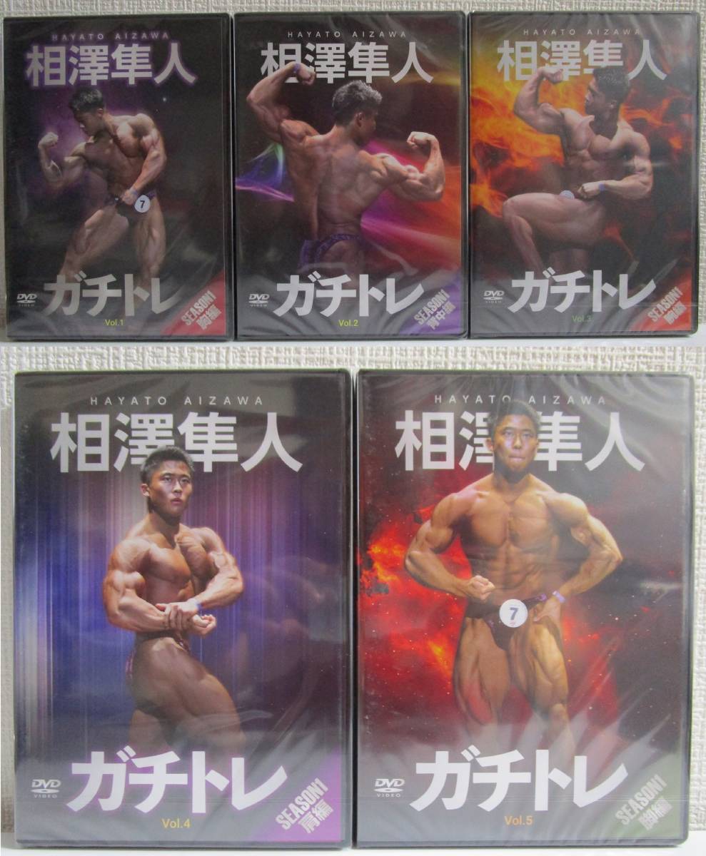 日本人気超絶の 相澤隼人 全5巻セット ボディビル DVD ゴールドジム 筋 