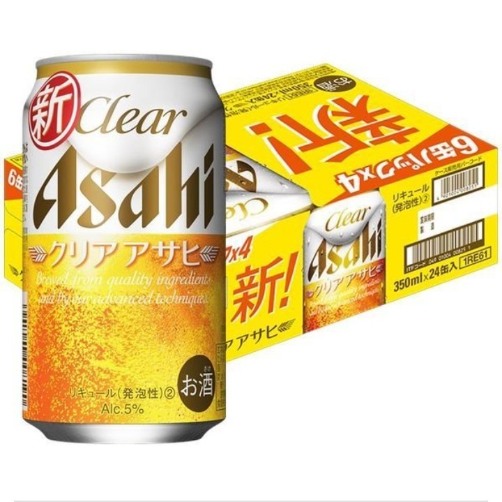 アサヒ クリアアサヒ 350ml 24本 1ケース 缶ビール 発泡酒 お酒 送料無料