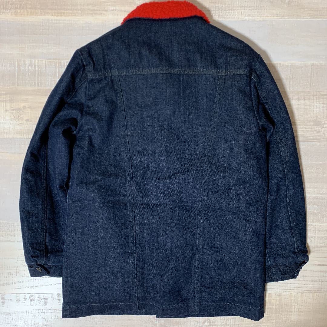 希少 レッドボア 濃紺 美品】Wrangler ランチボア デニム 希少 レッドボア 濃紺 美品】Wrangler ランチボア デニム
